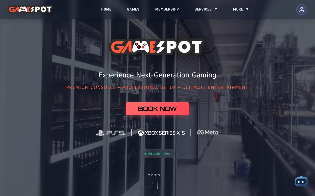 GameSpot website on a MacBook Pro