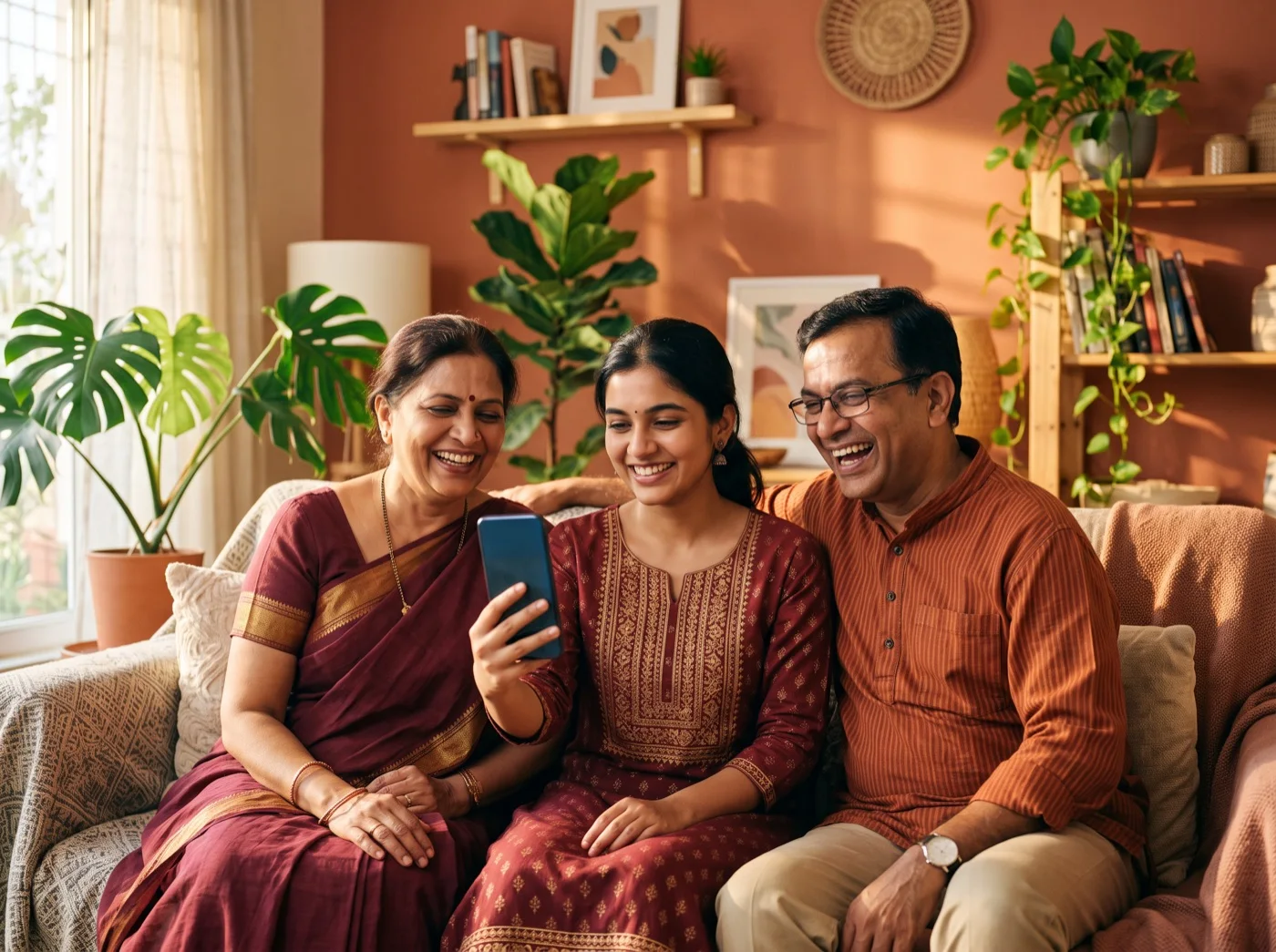 Family video call illustration used on Marriage Proposal